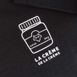 T-shirt nera con stampa