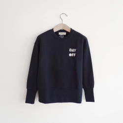 Felpa blu navy Day Off