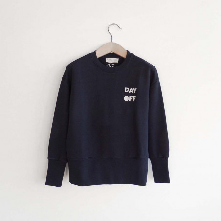 Felpa blu navy Day Off