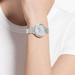 Orologio Crystalline Chic Bracciale di metallo, Tono argentat