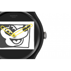 MICKEY BLANC SUR NOIR