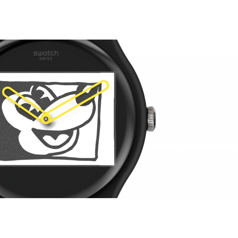 MICKEY BLANC SUR NOIR