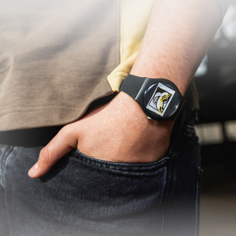 MICKEY BLANC SUR NOIR