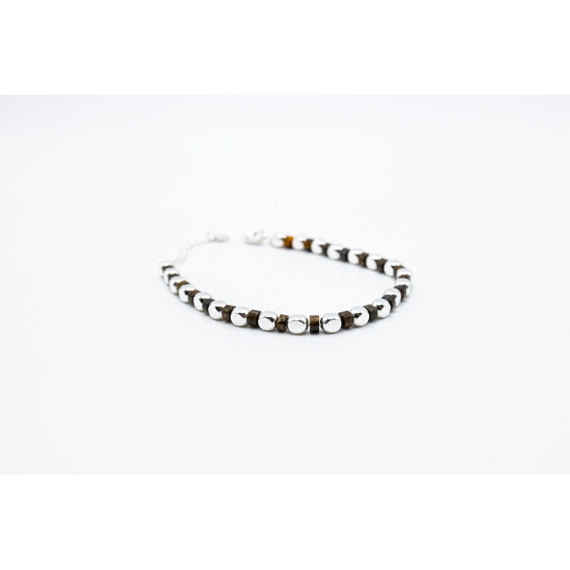 Bracciale uomo argento- Pepita Rocks
