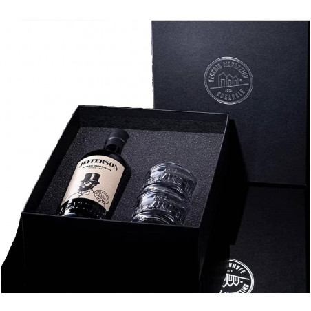 Amaro Jefferson Conf. Regalo con 2 bicchieri lt. 0,70