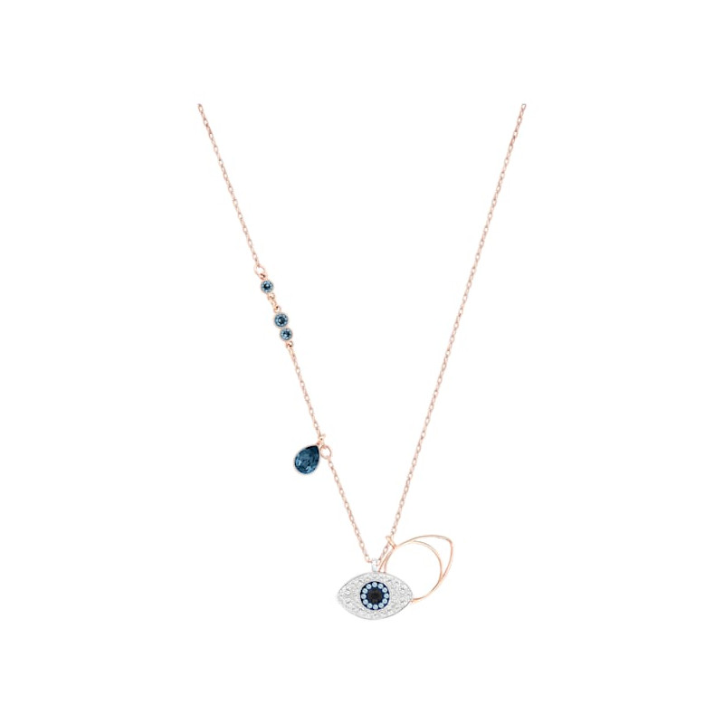 Pendente Swarovski Symbolic Evil eye, Blu, Mix di placcature