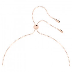 Swarovski - Pendente Hollow Cerchio, Bianco, Placcato color oro rosa