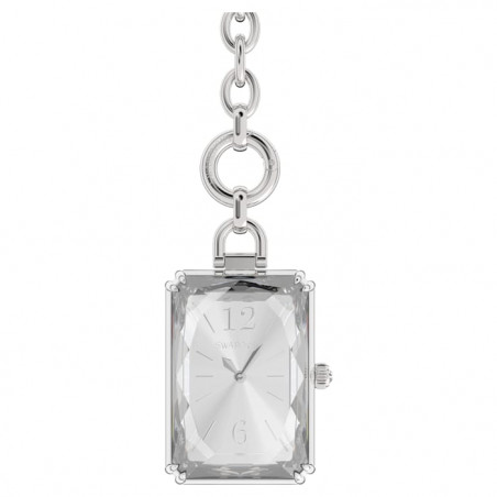 Swarovski -Orologio da taschino Tono argentato, Acciaio inossidabile