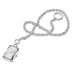 Swarovski -Orologio da taschino Tono argentato, Acciaio inossidabile