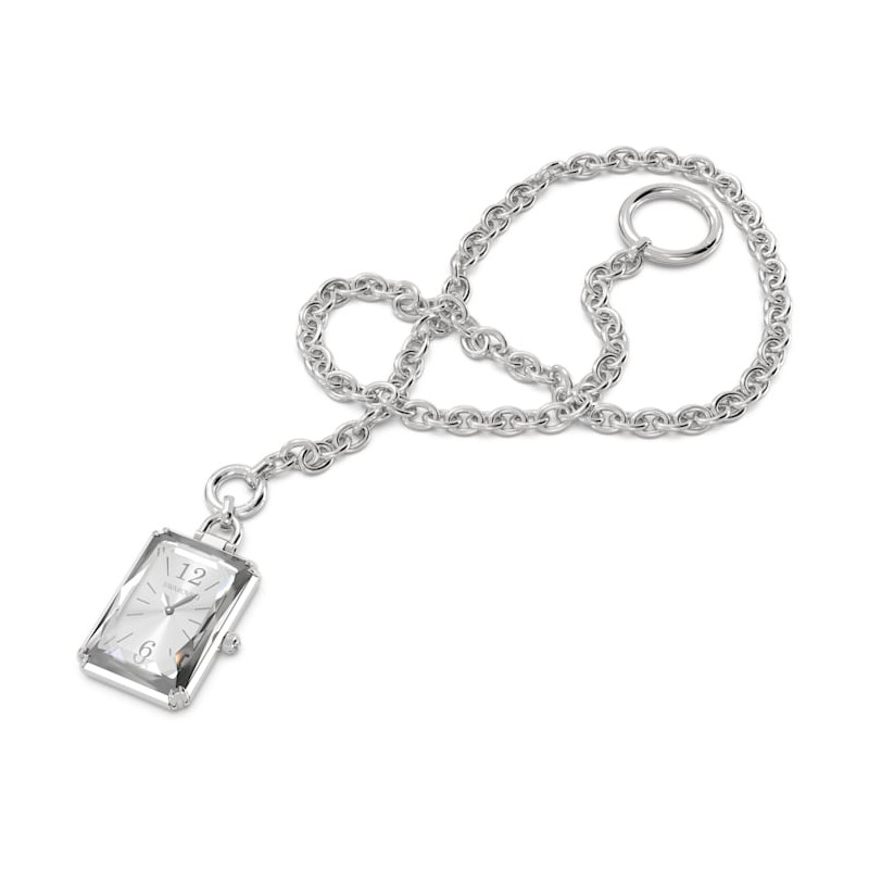 Swarovski -Orologio da taschino Tono argentato, Acciaio inossidabile