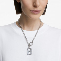 Swarovski -Orologio da taschino Tono argentato, Acciaio inossidabile