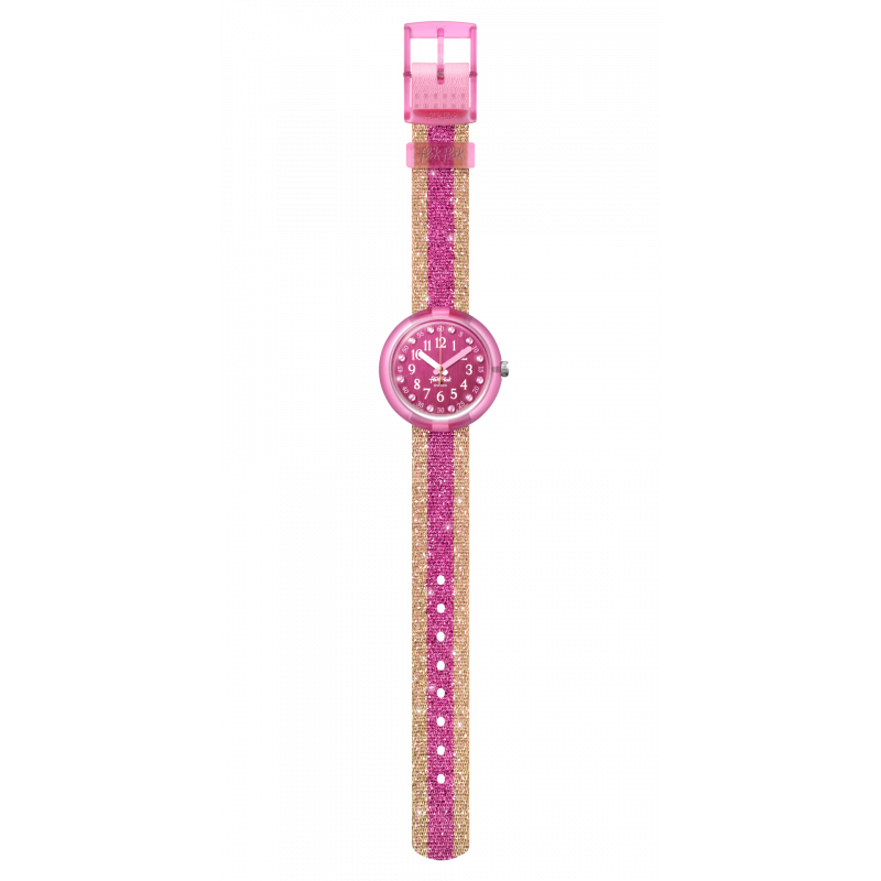 SWATCH - FLIK FLAK SHINE BRIGHT SHINE IN PINK - OROLOGIO BAMBINA