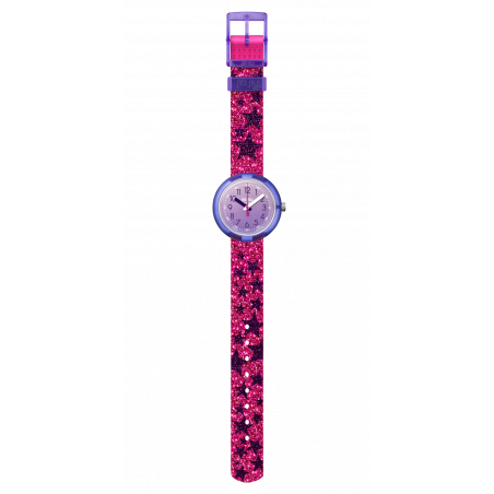 SWATCH - FLIK FLAK FUTURISTIC GLITTER STARS - OROLOGIO BAMBINA