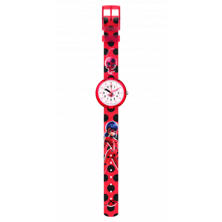SWATCH - MIRACULOUS LADYBUG AND CAT NOIR MIRACULOUS LADYBUG -OROLOGIO BAMBINA