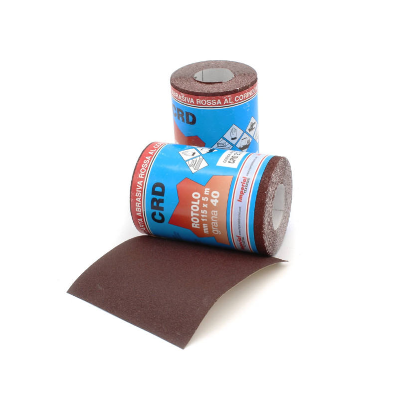 ROTOLO CARTA ABRASIVA GRANA 40 DA 5 M