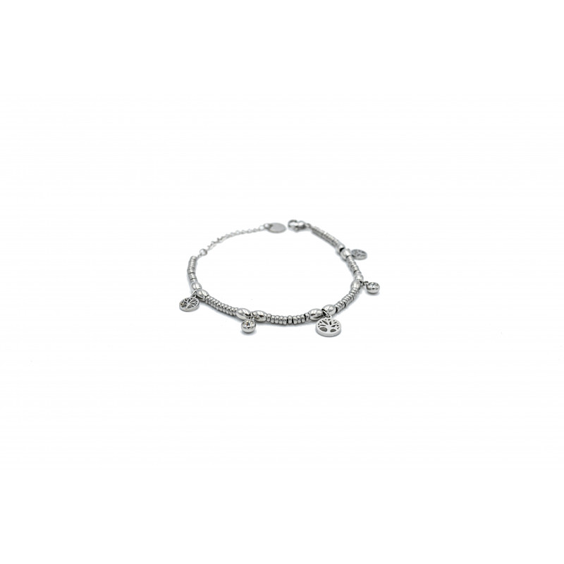 Bracciale Albero Pepite Acciaio