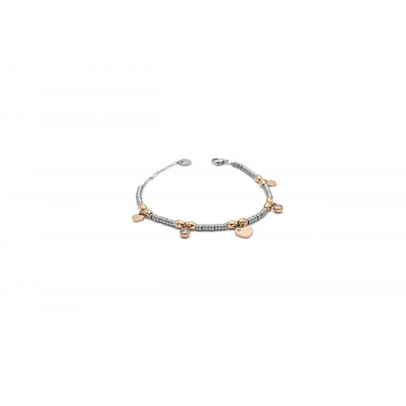 Bracciale Cuore Pepite Rame
