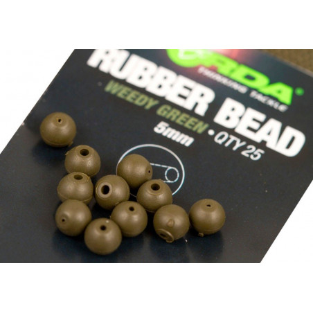 Perline Rubber Bead 5 mm...