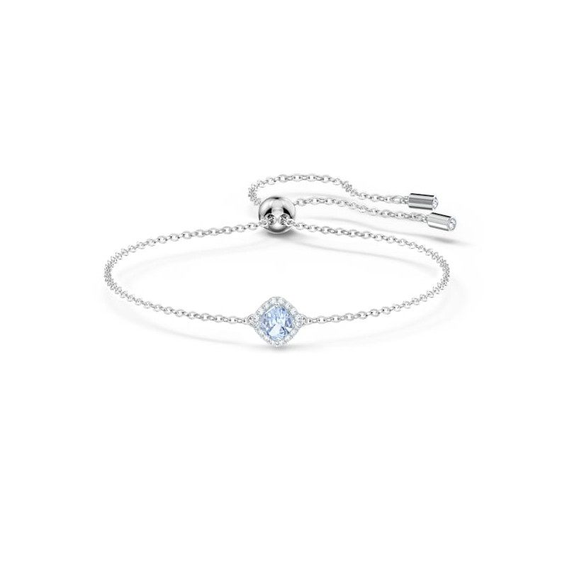 Swarovski - Braccialetto Angelic Blu, Placcato rodio