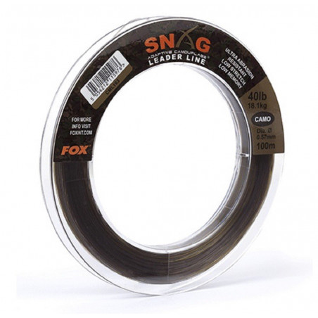 Snag Leader Camo 50 lb 0.66 mm