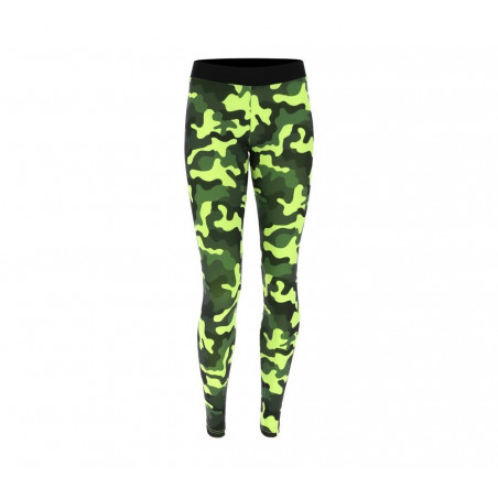 Leggings Donna Camouflage Fluo
