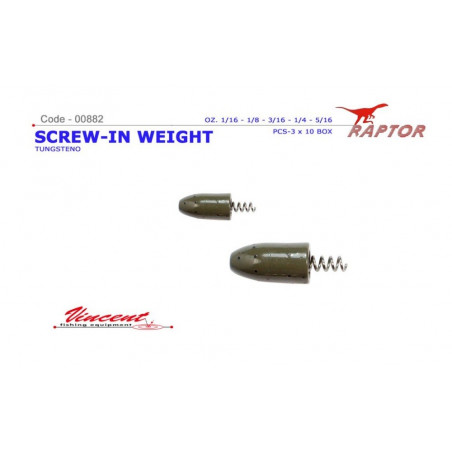 Piombo Screw in Weight...