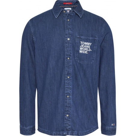 Camicia Uomo Modern Graphic...