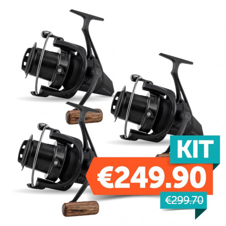 Kit 3 Mulinelli Okuma 8K Carp