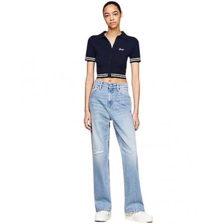 Pullover Donna Crop Logo