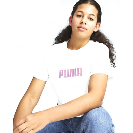 T-shirt Bambina Logo Cropped