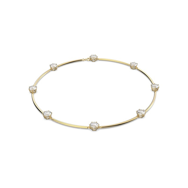 Swarovski - Collana Constella Bianco, Placcato in tono oro lucido