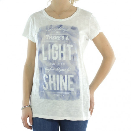 Maxi t-shirt donna fiammata