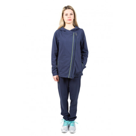 Tuta Donna Cotton Lycra Zip...