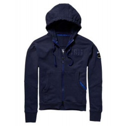 Felpa Uomo Full Zip Con Cappuccio