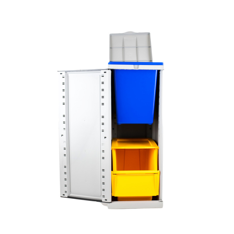 SET CONTENITORI PER ARMADIO PORTASACCHI - ECOBIN 25 lt + 30 lt