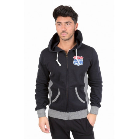 Felpa Full Zip Cappuccio...