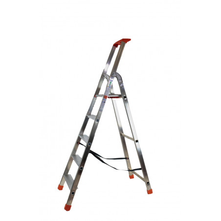 SCALA "QUADRA" IN ALLUMINIO A 5 GRADINI