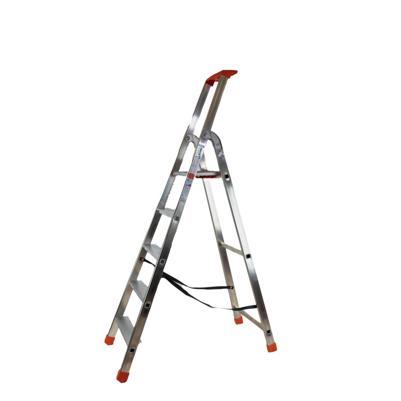 SCALA "QUADRA" IN ALLUMINIO A 6 GRADINI