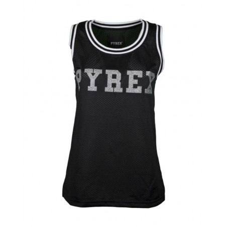 Canotta Donna Rete Gliter