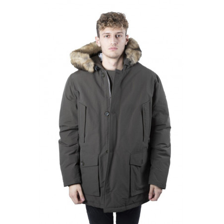 Giubbino Parka Uomo Con Pelo