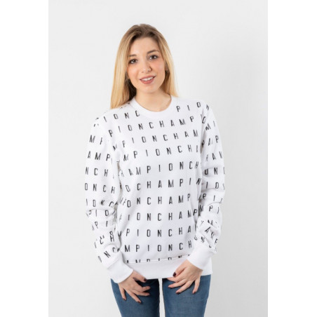 Felpa Donna Street Script