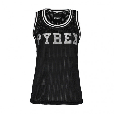 Canotta Donna Rete Glitter