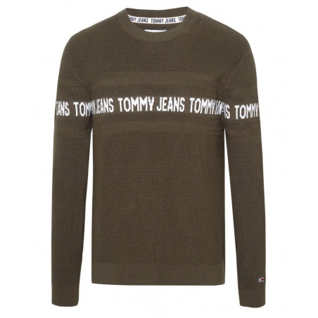 Pullover Uomo Logo Tape