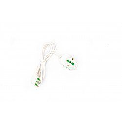 MULTIPRESA POLIVALENTE C/CAVO 3P BIANCA