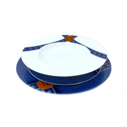 Scherzer - Servizio Piatti per 6 Persone Jeans