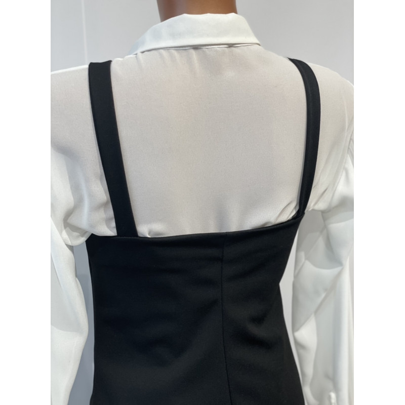 Abito tubino mini, smanicato