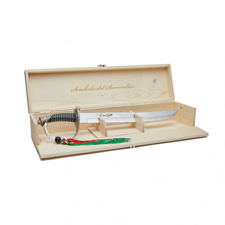 Sciaboliamo - Sabrage Card Con Catena Nera