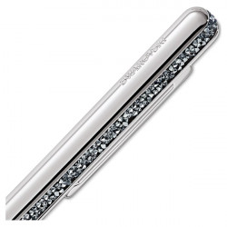 Swarovski - Penna a sfera Crystal Shimmer Tono argentato, Cromato