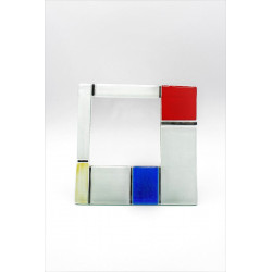 Cornice Bianca con bastoncini rossi