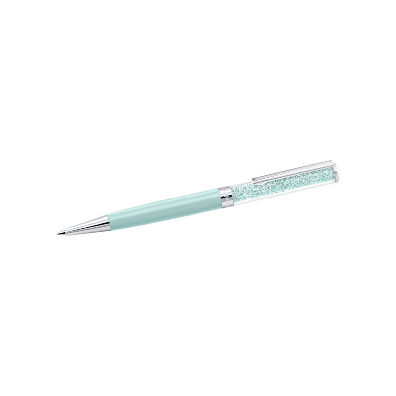 Swarovski - Penna a sfera Crystalline Verde, Cromato